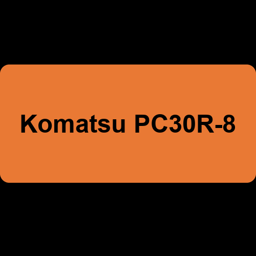 Komatsu PC30R-8